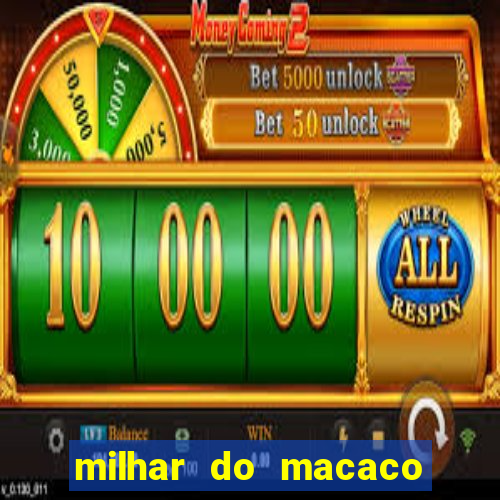 milhar do macaco que mais saem no jogo do bicho