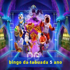 bingo da tabuada 5 ano