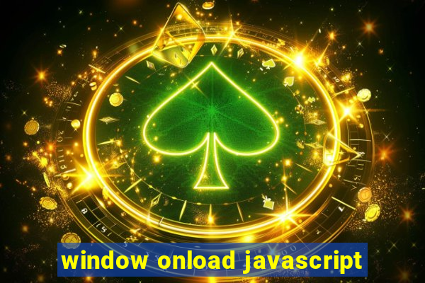 window onload javascript