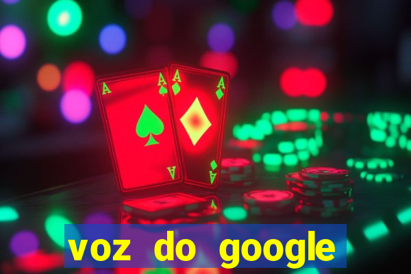 voz do google tradutor homem