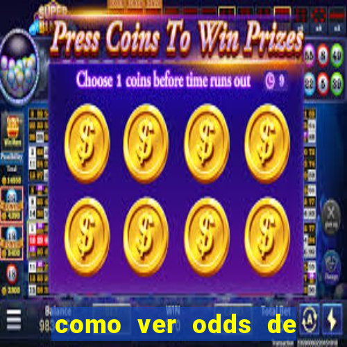 como ver odds de jogos passados