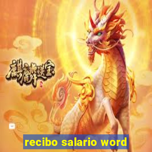 recibo salario word