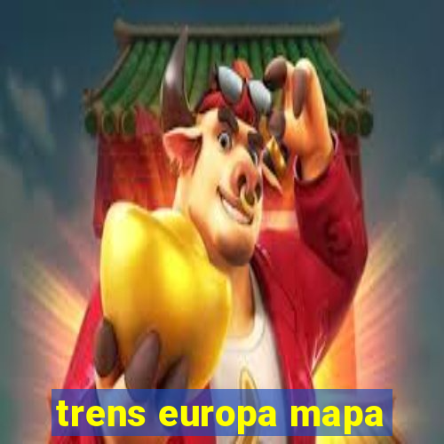 trens europa mapa