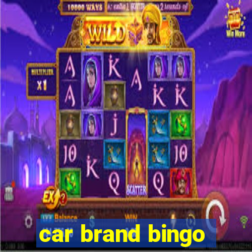 car brand bingo