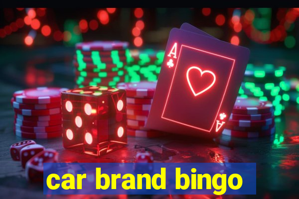 car brand bingo