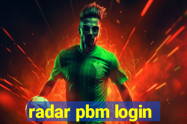 radar pbm login