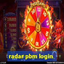 radar pbm login