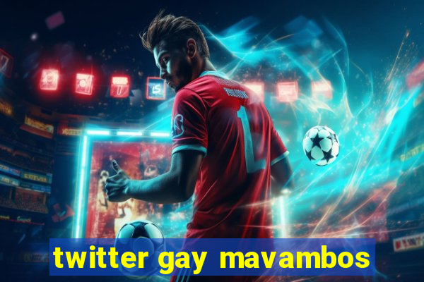 twitter gay mavambos