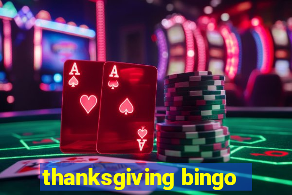 thanksgiving bingo