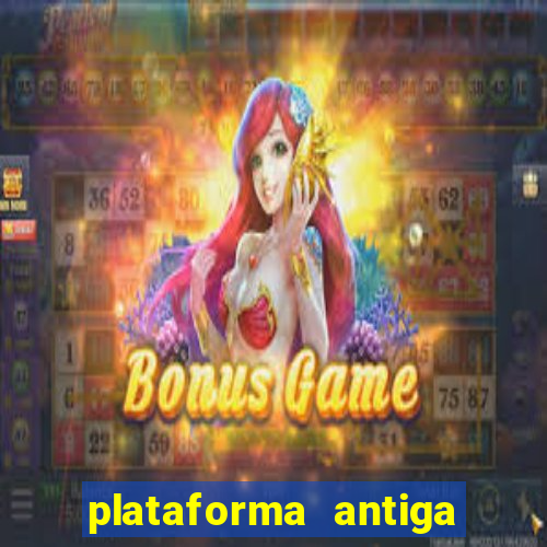 plataforma antiga de jogos