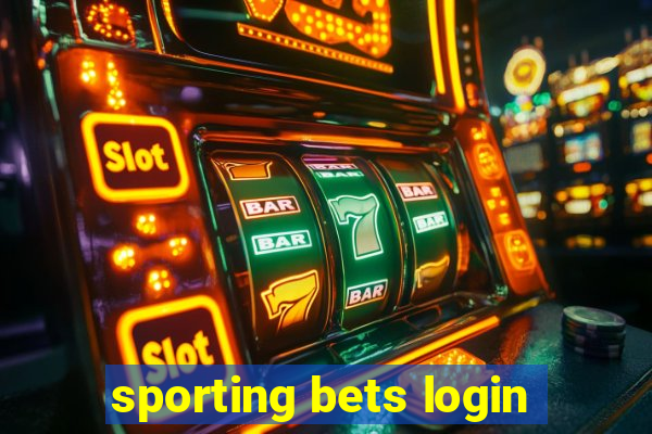 sporting bets login