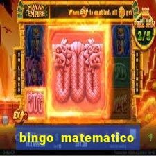 bingo matematico para ensino medio