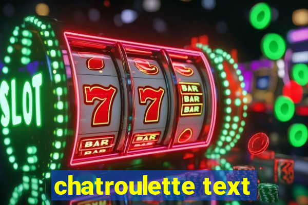 chatroulette text