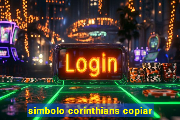 simbolo corinthians copiar