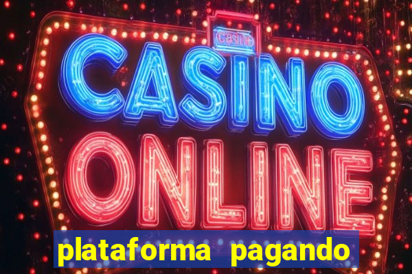 plataforma pagando no cadastro slots