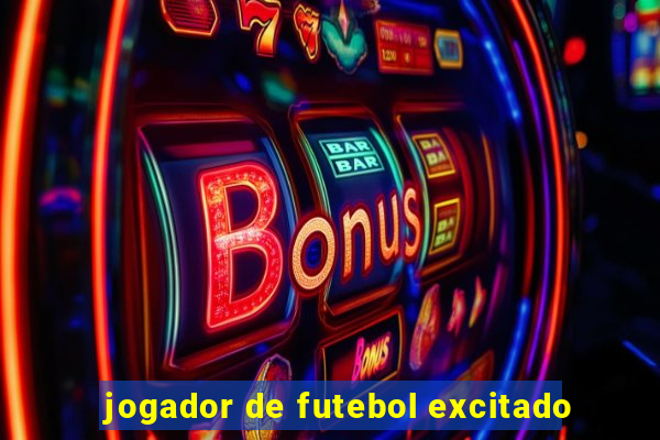 jogador de futebol excitado