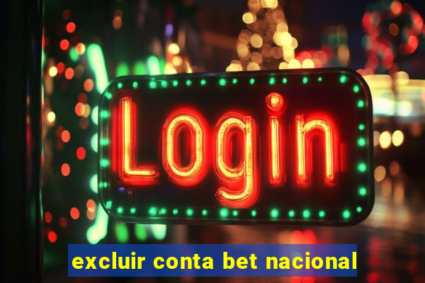 excluir conta bet nacional