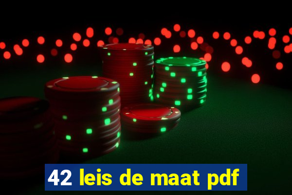 42 leis de maat pdf