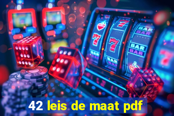 42 leis de maat pdf