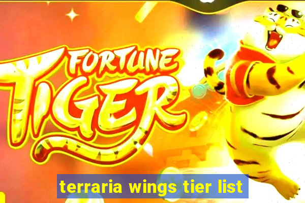 terraria wings tier list