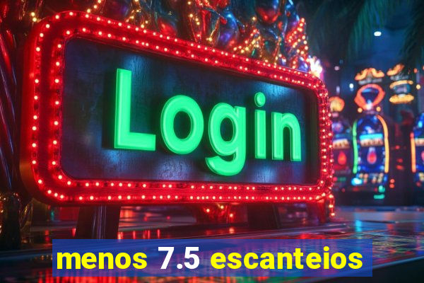 menos 7.5 escanteios