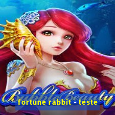 fortune rabbit - teste