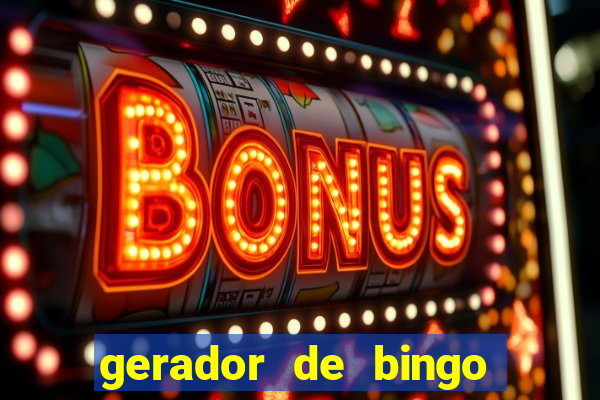 gerador de bingo de palavras