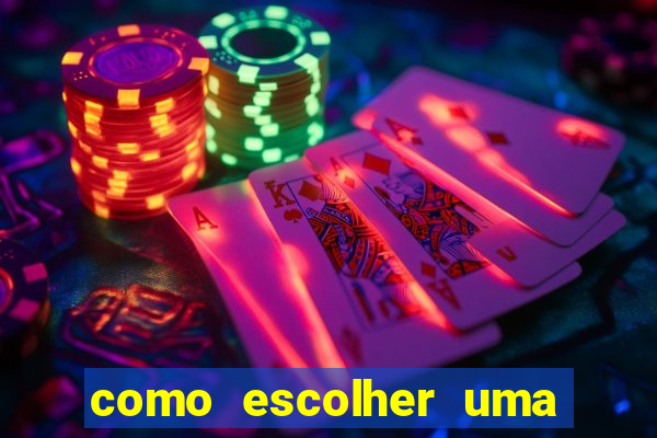 como escolher uma boa cartela de bingo