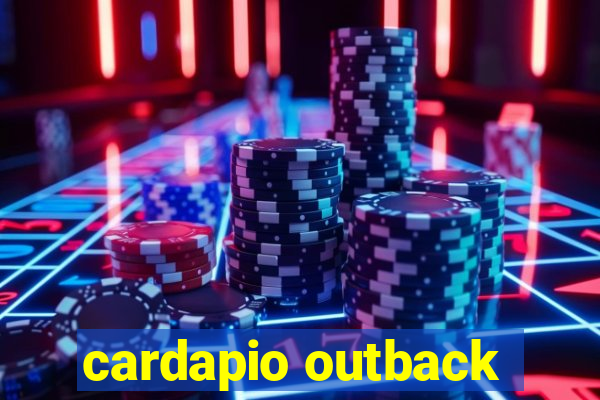 cardapio outback