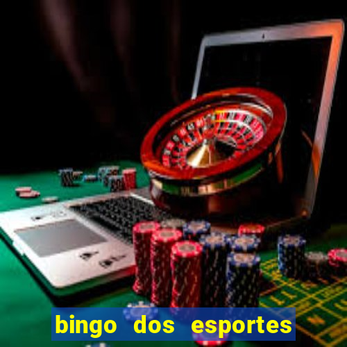 bingo dos esportes para imprimir