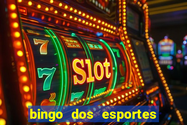 bingo dos esportes para imprimir