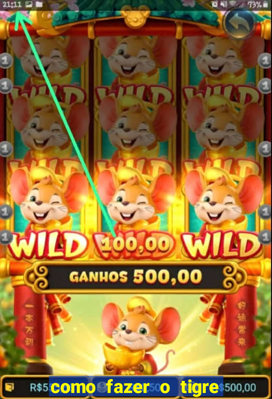 como fazer o tigre soltar a carta no fortune tiger