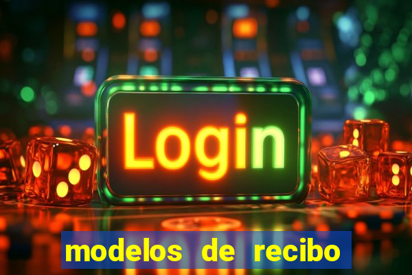 modelos de recibo de pagamento word