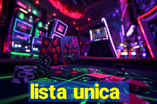 lista unica