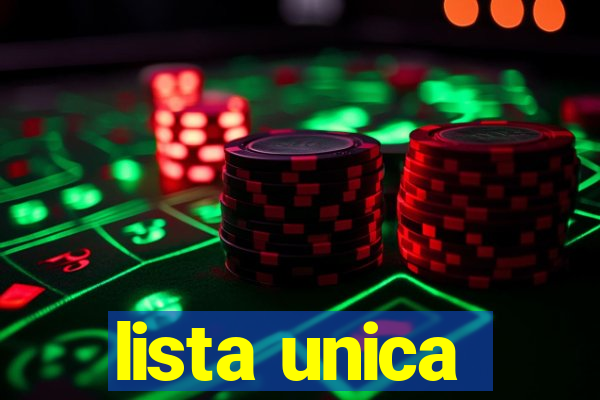 lista unica