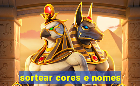 sortear cores e nomes