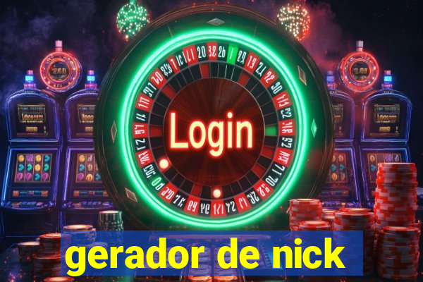 gerador de nick