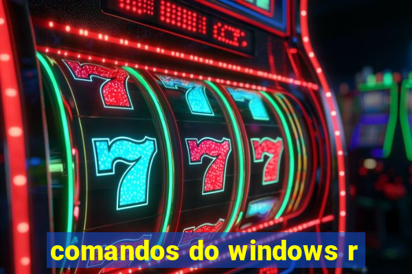 comandos do windows r