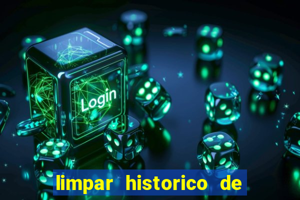 limpar historico de apostas bet365