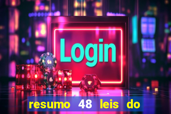 resumo 48 leis do poder pdf