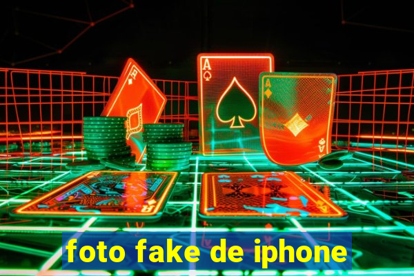 foto fake de iphone