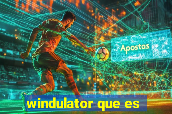 windulator que es