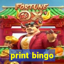 print bingo