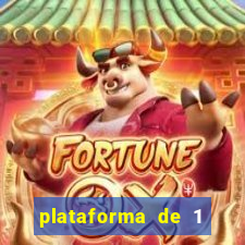 plataforma de 1 real fortune tiger