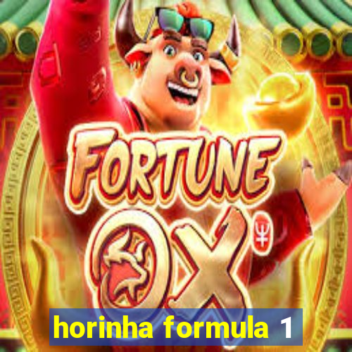 horinha formula 1