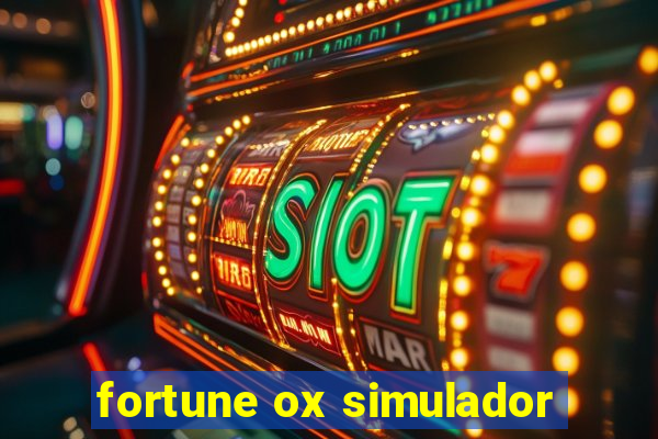 fortune ox simulador