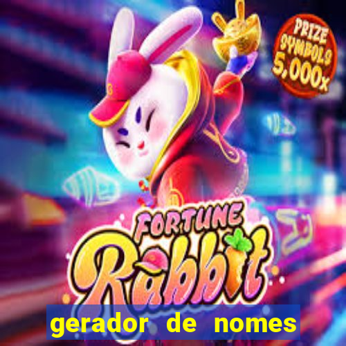 gerador de nomes para jogos