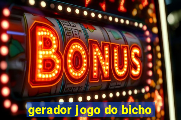 gerador jogo do bicho