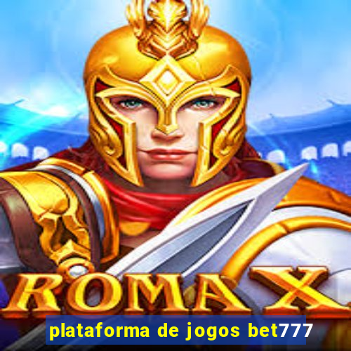 plataforma de jogos bet777