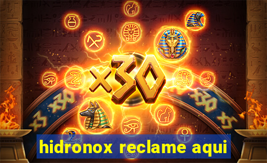 hidronox reclame aqui